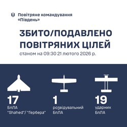 Над Одеською областю знищено 13 "шахедів"