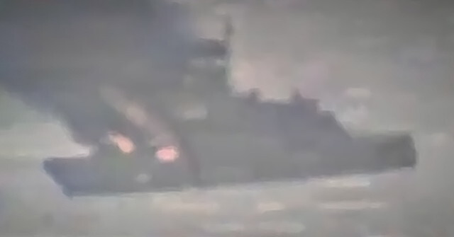 У Новоросійську міг бути знищений один з двох російських ракетних фрегатів чорноморського недофлоту