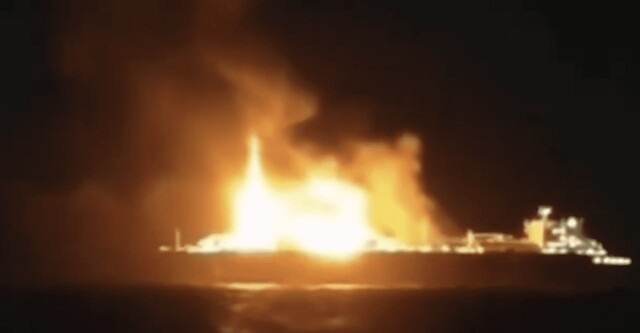 У Середземному морі атаковано газовоз "тіньового флоту" росії