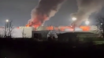 На росії уражено велику нафтобазу у Армавірі
