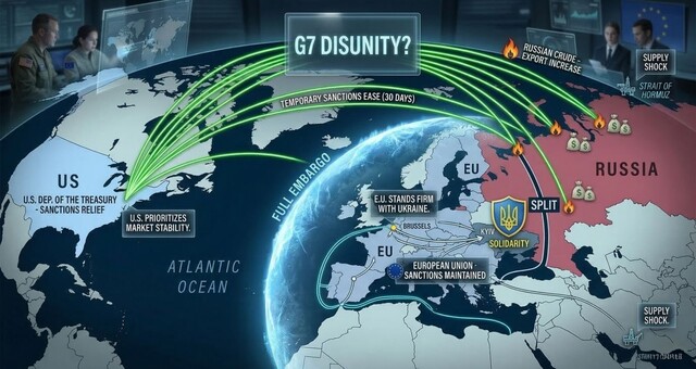 Поки США послаблюють санкції проти російської нафти, Євросоюз посилює санкційний тиск