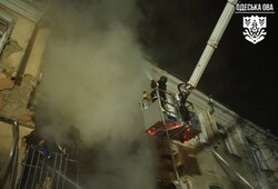 Вночі росіяни завдали масований удар по Одесі