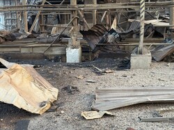 Під російською нічною атакою були місто і порт Чорноморськ