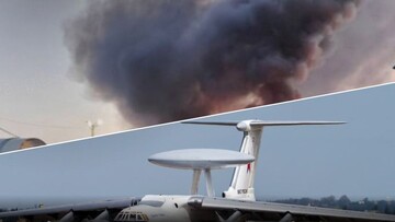 На росії уражено літак радіолокаційного дозору А-50