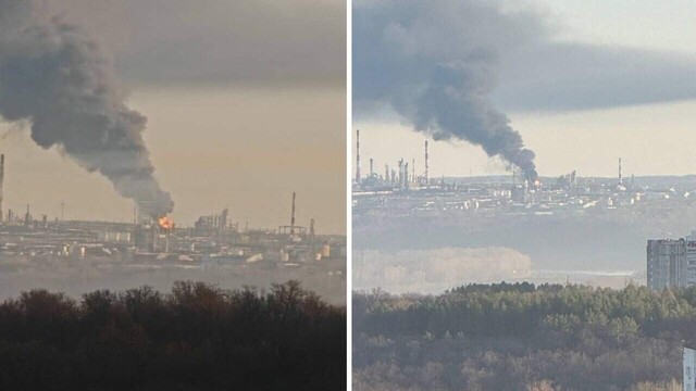 На росії знову уражено НПЗ в Уфі