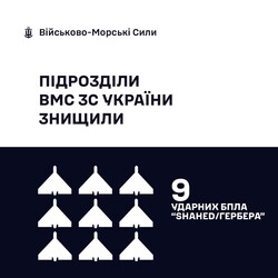 Над Одеською і Миколаївською областю знищено 33 "шахеди"