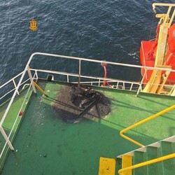 Поблизу Одеської області росіяни атакували в морі іноземне торгівельне судно