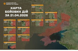 Бойові дії на фронті 22 квітня