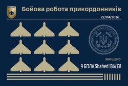 Над Одеською областю знищено 60 російських дронів