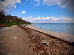 В Одесі почали реконструювати набережну на Фонтані