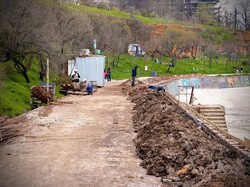 В Одесі почали реконструювати набережну на Фонтані