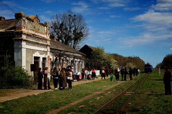 Вузькоколійка Одеської залізниці провела незвичний туристичний рейс (ВІДЕО)