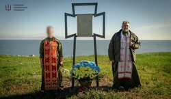 На острові Зміїний вшанували пам'ять загиблих визволителів