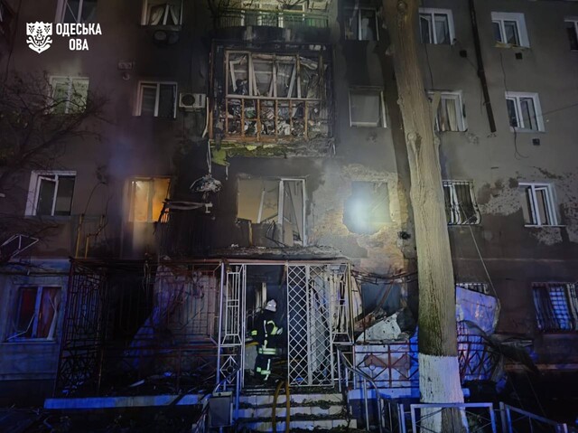Вночі росіяни завдали удар по Одеській області