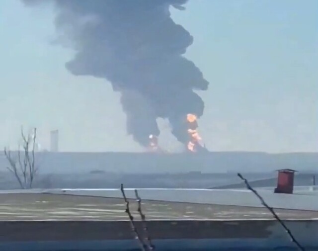 Український флот завдав ракетний удар по НПЗ на росії