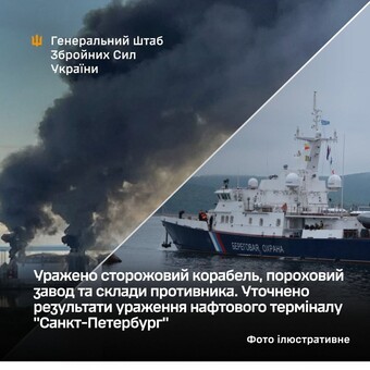 Генштаб повідомляє про ураження російських військових об'єктів