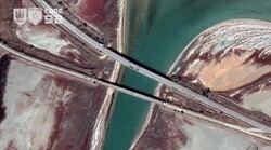 Вдруге за останні дні уражено міст до Криму