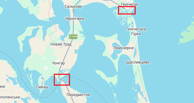 Знову уражено мости на автошляхах до окупованого Криму