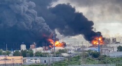 Новий удар по москві: знову палає нафтозавод у Капотні