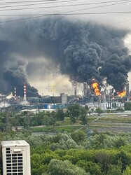Новий удар по москві: знову палає нафтозавод у Капотні