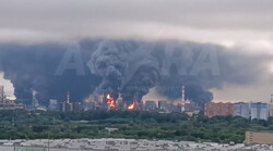 Новий удар по москві: знову палає нафтозавод у Капотні