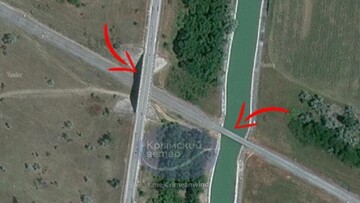 В окупованому Криму уражено залізничний міст