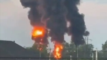 На росії уражено велику нафтобазу в Краснодарському краї