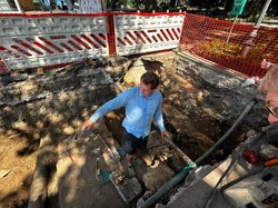В Одесі на Приморському бульварі досліджують давньогрецькі історичні пам'ятки