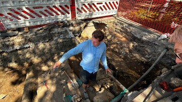 В Одесі на Приморському бульварі досліджують давньогрецькі історичні пам'ятки