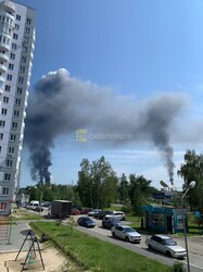 На росії уражено нафтозавод в Тюмені