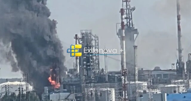 На росії уражено нафтозавод в Тюмені