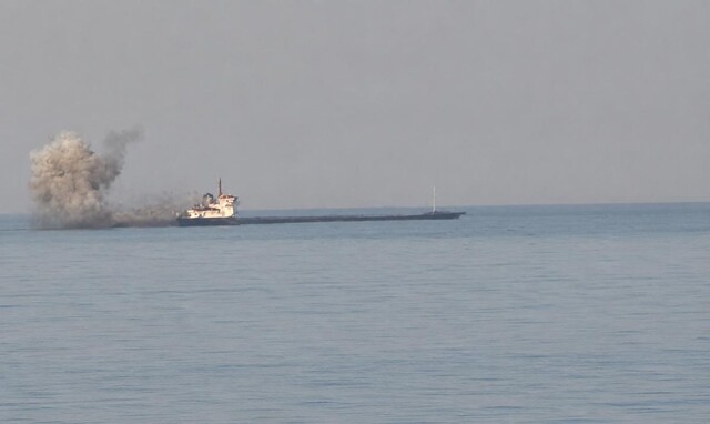 Біля Одеської області росіяни атакували судно в морі