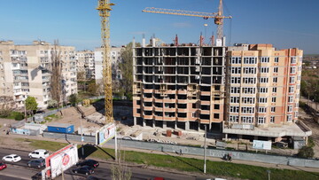 В Одеській області збільшується обсяг нового будівництва
