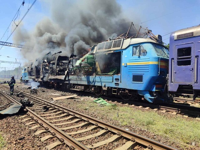 За 5 днів росія 41 раз атакувала залізницю