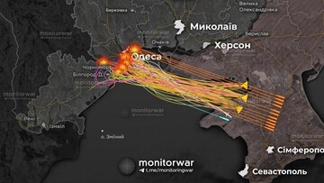 На Одеську область вночі було спрямовано понад 70 ударних дронів і 11 ракет