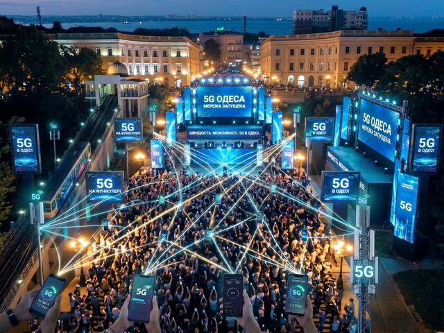 В Одесі почали розгортати мобільну мережу стандарту 5G