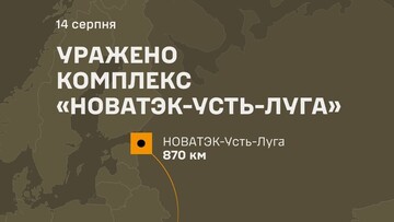 Генштаб підвердив ураження порту Усть-Луга