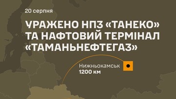 На росії знову уражено нафтовий термінал в порту Тамань