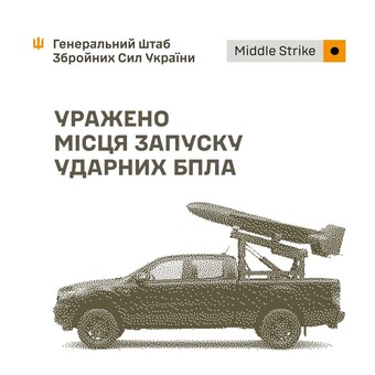 У окупантів уражено локації запуску ударних дронів