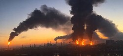 На москві уражено нафтопереробний завод