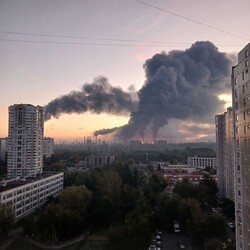 На москві уражено нафтопереробний завод