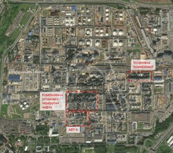 На москві уражено нафтопереробний завод