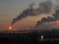 На москві уражено нафтопереробний завод