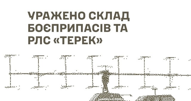 У російських загарбників уражено військові цілі