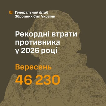 У вересні Сили оборони України завдали російським окупантам рекордних втрат