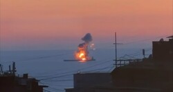 Поблизу російського порту Сочі вщент згорів підсанкційний танкер