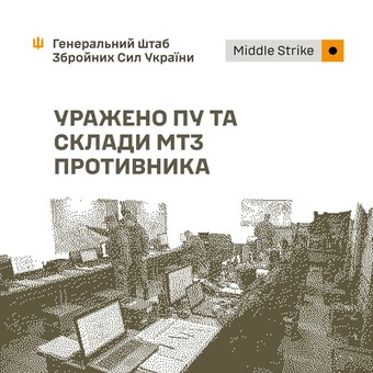 У російських загарбників уражено військові цілі