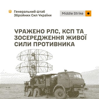 У російських окупантів уражено військові цілі