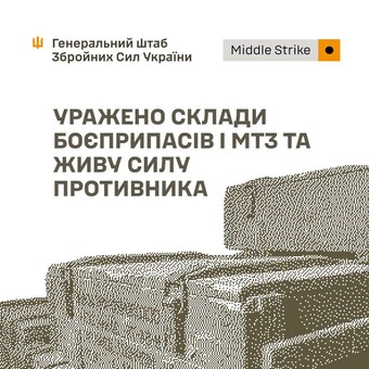 У російських загарбників уражені військові цілі