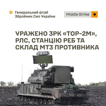 У російських окупантів уражено системи ППО